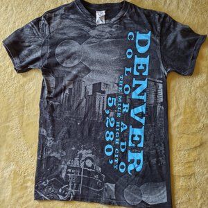 Denver Colorado The Mile High City  Vintage Tee shirt